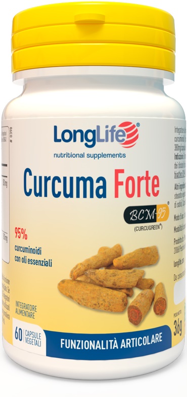 LONGLIFE CURCUMA FORTE 60 CAPSULE VEGETALI - Farmacia Rossi2 - Farmacia Rossi 