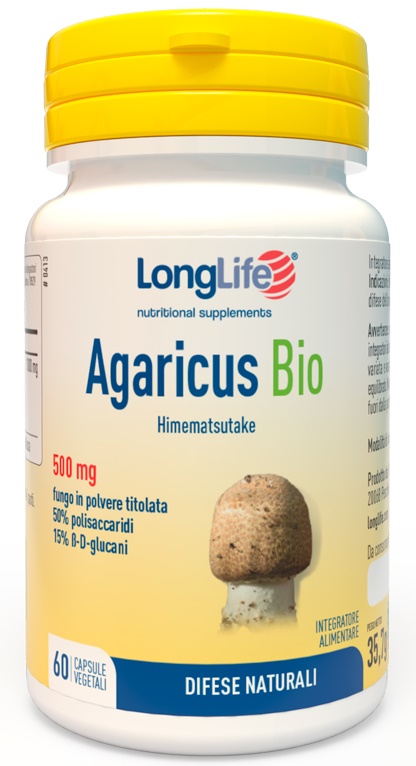 LONGLIFE AGARICUS BIO 60 CAPSULE - Farmacia Rossi2 - Farmacia Rossi 