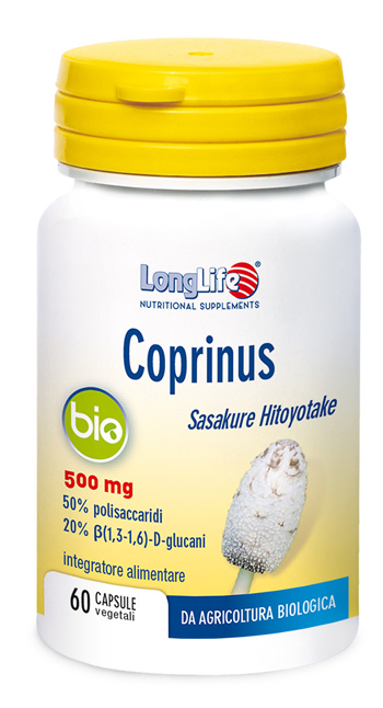 LONGLIFE COPRINUS BIO 60 CAPSULE VEGETALI - Farmacia Rossi2 - Farmacia Rossi 