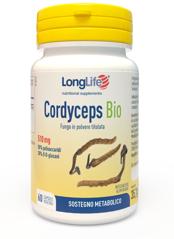 LONGLIFE CORDYCEPS BIO 60 CAPSULE VEGETALI - Farmacia Rossi2 - Farmacia Rossi 