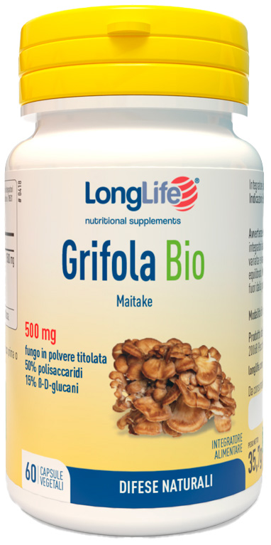 LONGLIFE GRIFOLA BIO 60 CAPSULE VEGETALI - Farmacia Rossi2 - Farmacia Rossi 