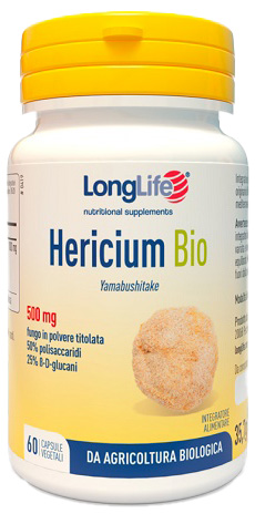 LONGLIFE HERICIUM BIO 60 CAPSULE - Farmacia Rossi2 - Farmacia Rossi 