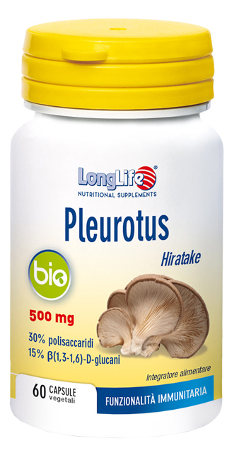 LONGLIFE PLEUROTUS BIO 60 CAPSULE - Farmacia Rossi2 - Farmacia Rossi 