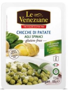 LE VENEZIANE CHICCHE DI PATATE AGLI SPINACI 500 G - Farmacia Rossi2 - Farmacia Rossi 