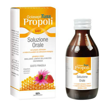GOLASEPT TUSS PROPOLI BABY SOLUZIONE ORALE 150 ML - Farmacia Rossi2 - Farmacia Rossi 