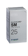 TEST STRIPS PER MISURAZIONE GLICEMIA GLUCOCARD SM 25 PEZZI - Farmacia Rossi2 - Farmacia Rossi 