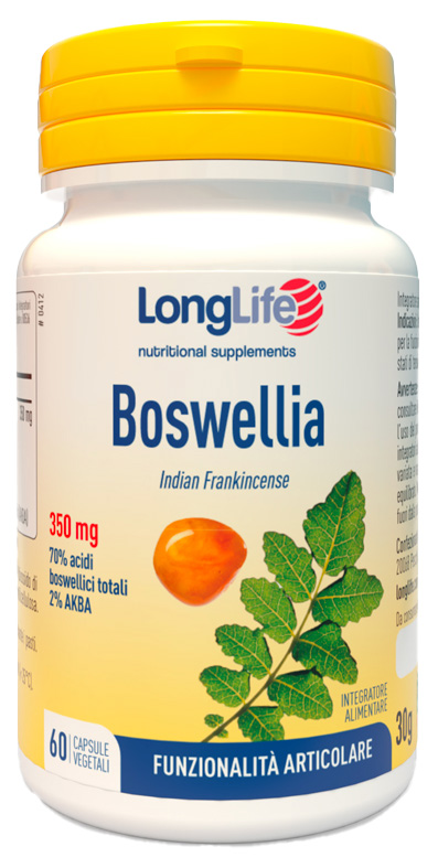 LONGLIFE BOSWELLIA 60 CAPSULE VEGETALI - Farmacia Rossi2 - Farmacia Rossi 