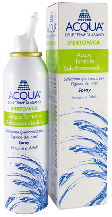 ACQUA DELLE TERME DI ABANO IPERTONICA SPRAY IRRIGAZIONE NASALE 125 ML - Farmacia Rossi2 - Farmacia Rossi 