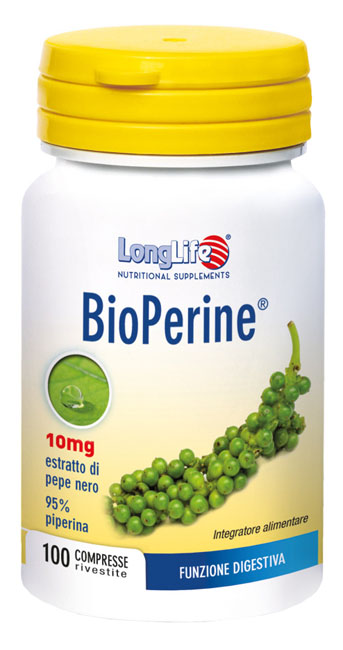 LONGLIFE BIOPERINE 100 COMPRESSE - Farmacia Rossi2 - Farmacia Rossi 
