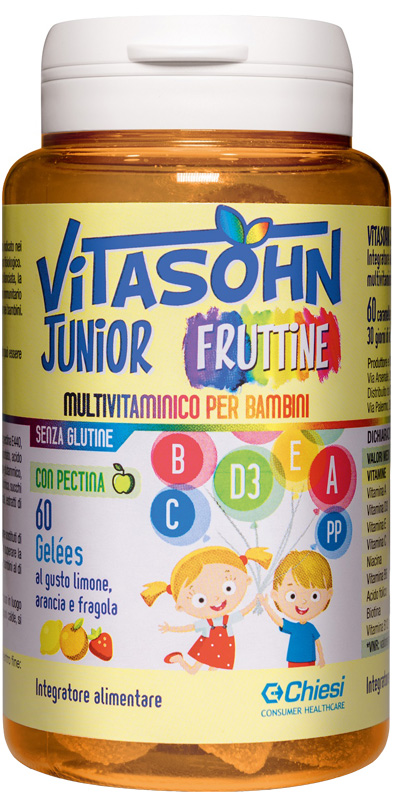 VITASOHN JUNIOR FRUTTINE 60 CARAMELLE - Farmacia Rossi2 - Farmacia Rossi 