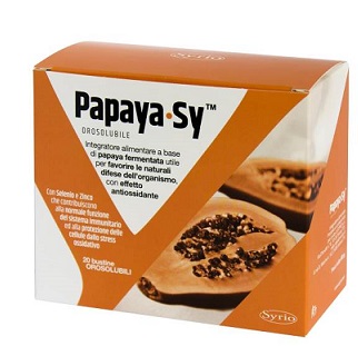 PAPAYA-SY 20 BUSTINE 92 G POLVERE OROSOLUBILE - Farmacia Rossi2 - Farmacia Rossi 