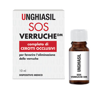 DISPOSITIVO MEDICO PER VERRUCHE IN FLACONE CON PENNELLINO 10 ML + 9 CEROTTI COPRIVERRUCA - Farmacia Rossi2 - Farmacia Rossi 