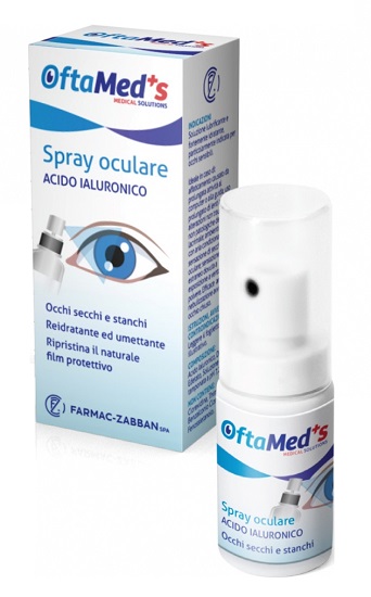 OFTAMED'S SPRAY CULARE OCCHI SECCHI E STANCHI ACIDO IALURONICO 10 ML - Farmacia Rossi2 - Farmacia Rossi 