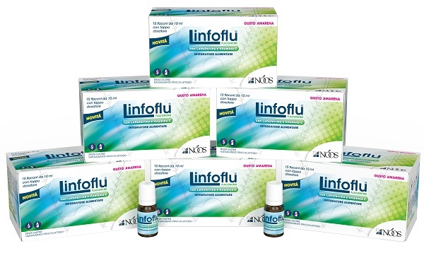 LINFOFLU MULTIPACK CONFEZIONE MULTIPLA DA 6 ASTUCCI X 15 FLACONCINI CONTIENE ZUCCHERO ED EDULCORANTE - Farmacia Rossi2 - Farmacia Rossi 