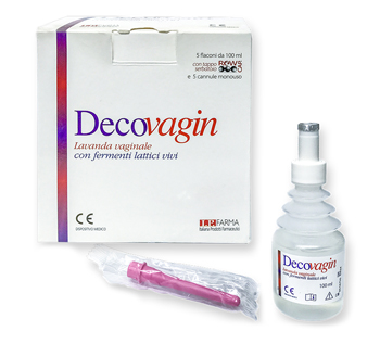 DECOVAGIN 5 FLACONI DA 100 ML + 5 CANNULE MONOUSO - Farmacia Rossi2 - Farmacia Rossi 