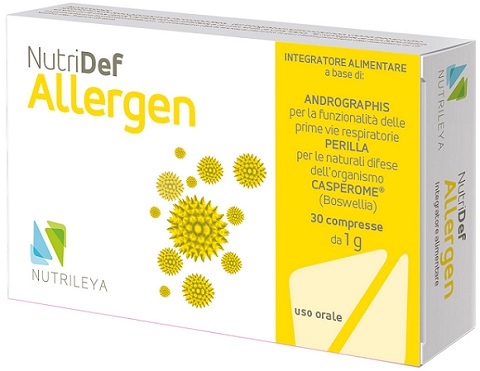 NUTRIDEF ALLERGEN 30 COMPRESSE - Farmacia Rossi2 - Farmacia Rossi 