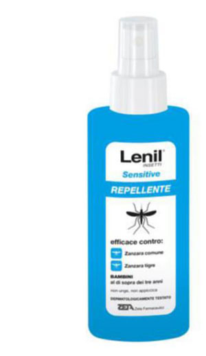 LENIL INSETTI SENSITIVE EMULSIONE ANTIZANZARA IN FLACONE + POMPA DISPENSER 100 ML - Farmacia Rossi2 - Farmacia Rossi 