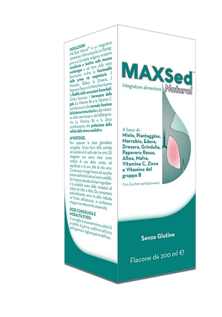 MAXSED NATURAL 200 ML - Farmacia Rossi2 - Farmacia Rossi 