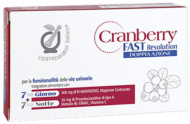 CRANBERRY D-FAST 7 COMPRESSE + 7 COMPRESSE - Farmacia Rossi2 - Farmacia Rossi 