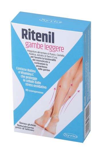RITENIL GAMBE LEGGERE 40 COMPRESSE - Farmacia Rossi2 - Farmacia Rossi 