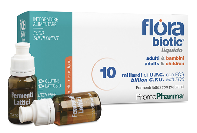 FLORA LIQUIDO ADULTI & BAMBINI 10 FLACONCINI X 10 ML - Farmacia Rossi2 - Farmacia Rossi 