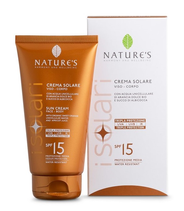 NATURE'S I SOLARI CREMA SOLARE VISO E CORPO SPF 15 IR SUN 150 ML - Farmacia Rossi2 - Farmacia Rossi 