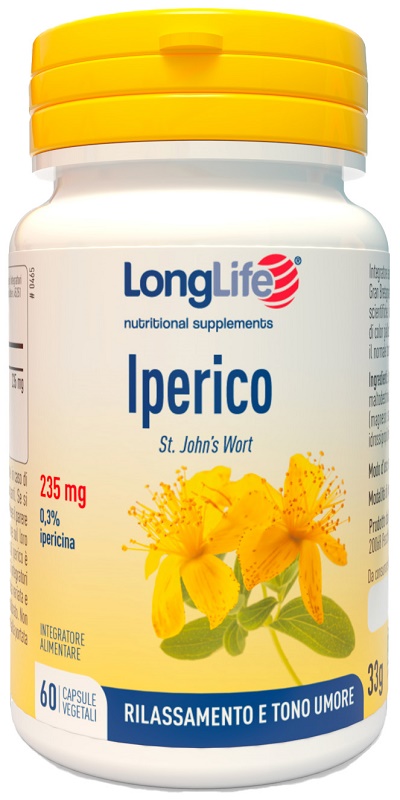 LONGLIFE IPERICO 60 CAPSULE VEGETALI - Farmacia Rossi2 - Farmacia Rossi 