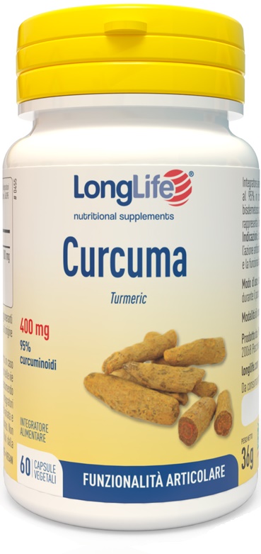 LONGLIFE CURCUMA 60 CAPSULE VEGETALI - Farmacia Rossi2 - Farmacia Rossi 