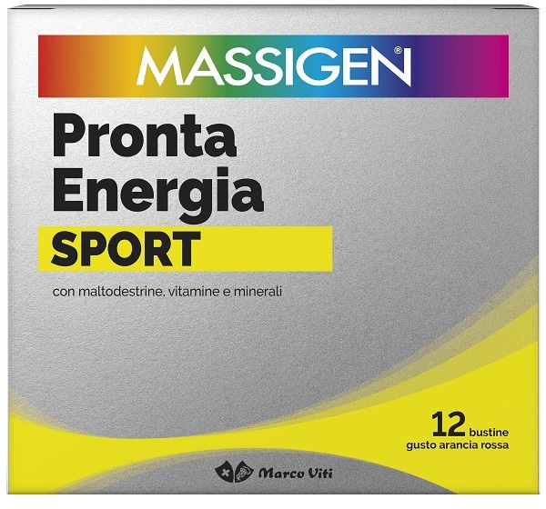MASSIGEN SPORT PRONTA ENERGIA 12 BUSTINE - Farmacia Rossi2 - Farmacia Rossi 