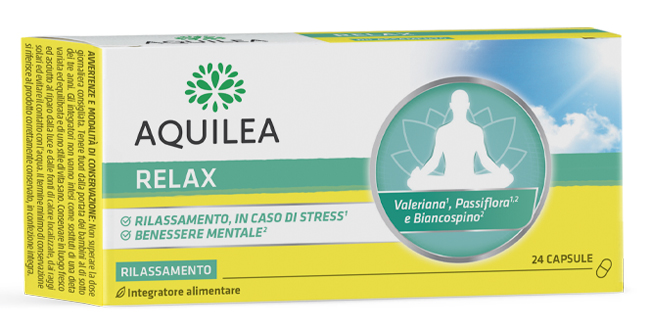 AQUILEA RELAX 24 CAPSULE DA 396 MG - Farmacia Rossi2 - Farmacia Rossi 