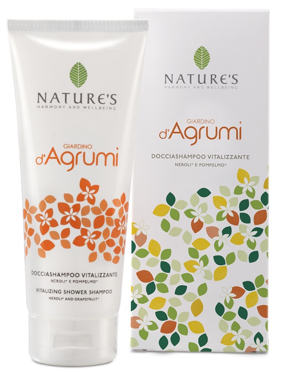 NATURE'S GIARDINO D'AGRUMI DOCCHIASHAMPOO VITALIZZANTE 200 ML - Farmacia Rossi2 - Farmacia Rossi 