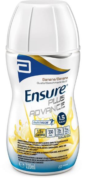 ENSURE PLUS ADVANCE BANANA 4 BOTTIGLIE DA 220 ML - Farmacia Rossi2 - Farmacia Rossi 
