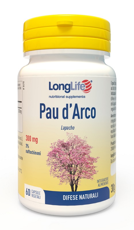 LONGLIFE PAU DARCO 60 CAPSULE VEGETALI - Farmacia Rossi2 - Farmacia Rossi 