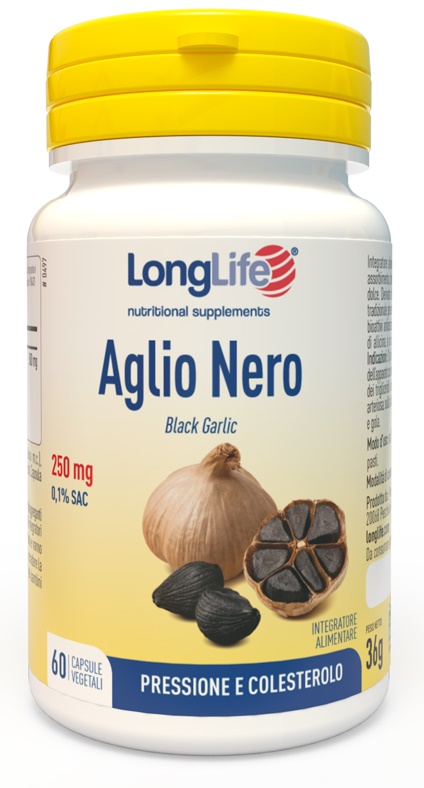 LONGLIFE AGLIO NERO 60 VEGICAPSULE - Farmacia Rossi2 - Farmacia Rossi 