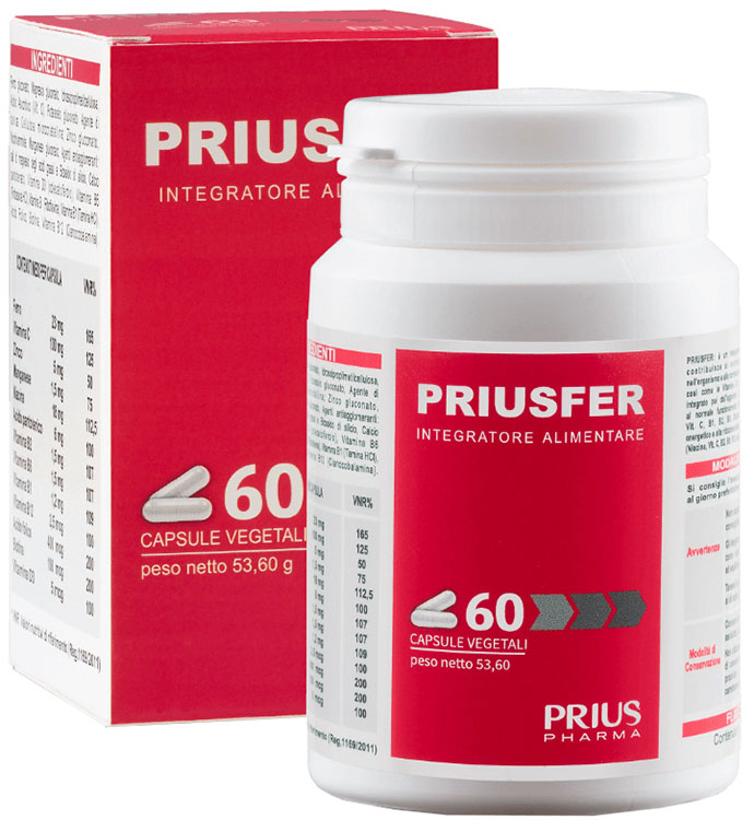 PRIUSFER 60 CAPSULE - Farmacia Rossi2 - Farmacia Rossi 