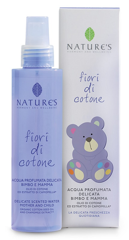 NATURES FIORI DI COTONE ACQUA PROFUMATA DELICATA BIMBO E MAMMA 150 ML - Farmacia Rossi2 - Farmacia Rossi 