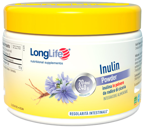 LONGLIFE INULINA POWDER 240 G - Farmacia Rossi2 - Farmacia Rossi 