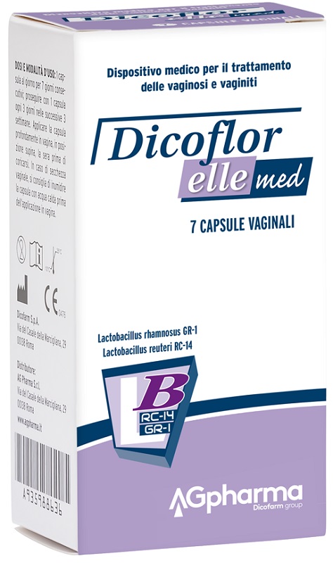 DICOFLOR ELLE MED 7 CAPSULE VAGINALI - Farmacia Rossi2 - Farmacia Rossi 