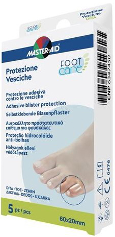 MASTER-AID FOOT CARE VESCICHE PROTEZIONE PER DITA 60X20 MM 5 PEZZI - Farmacia Rossi2 - Farmacia Rossi 