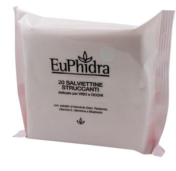 EUPHIDRA SALVIETTINE STRUCCANTI 20 PEZZI - Farmacia Rossi2 - Farmacia Rossi 