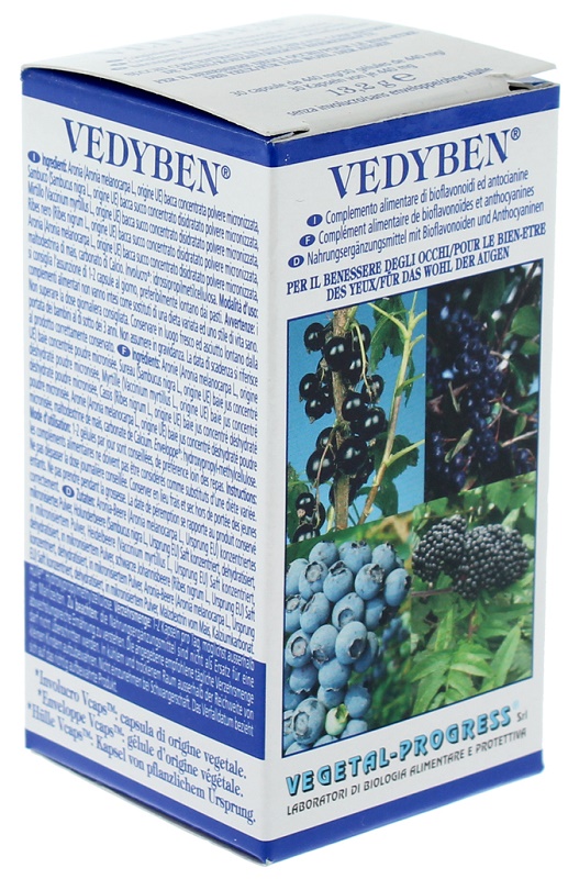 VEDYBEN SUCCO CONCENTRATO BACCHE 30 CAPSULE - Farmacia Rossi2 - Farmacia Rossi 