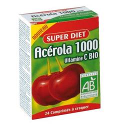 SUPERDIET ACEROLA 1000 VITAMINA C BIO 24 COMPRESSE - Farmacia Rossi2 - Farmacia Rossi 