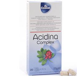 ACIDINA COMPLEX 20 TAVOLETTE - Farmacia Rossi2 - Farmacia Rossi 