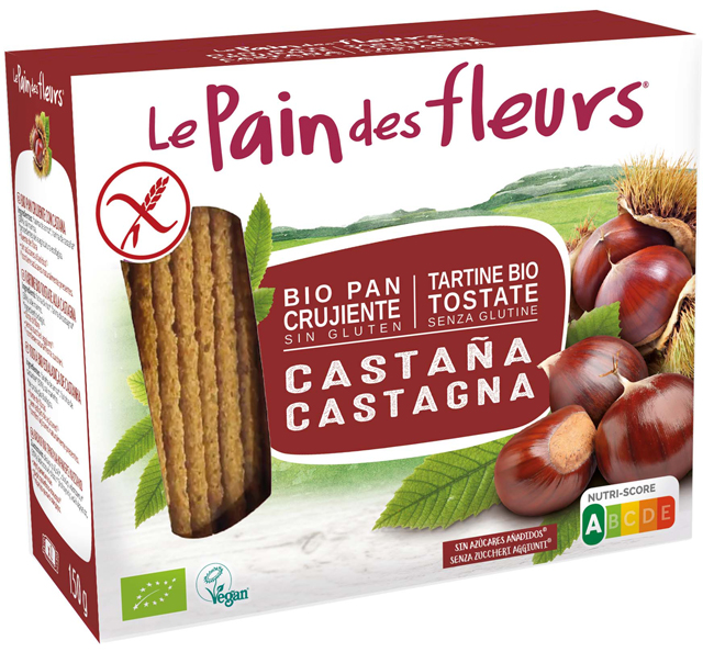 LE PAIN DES FLEURS TARTINE TOSTATE ALLA CASTAGNA BIOLOGICHE 150 G - Farmacia Rossi2 - Farmacia Rossi 