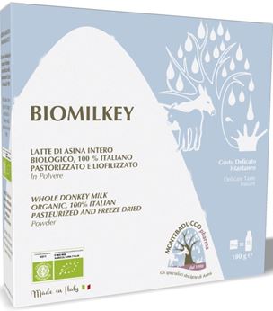 BIOMILKEY LATTE DI ASINA PASTORIZZATO E LIOFILIZZATO BIOLOGICO 100% ITALIANO 100 G - Farmacia Rossi2 - Farmacia Rossi 