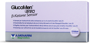 STRISCE MISURAZIONE CHETONEMIA GLUCOMEN AREO B-KETONE SENSOR 10 PEZZI - Farmacia Rossi2 - Farmacia Rossi 