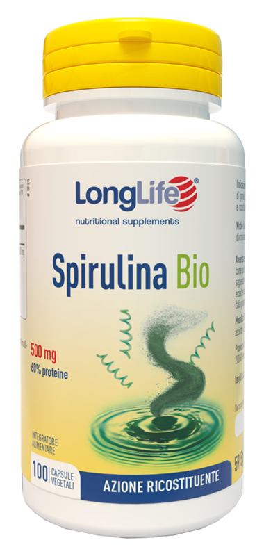 LONGLIFE SPIRULINA BIO 500 MG 100 CAPSULE VEGETALI - Farmacia Rossi2 - Farmacia Rossi 