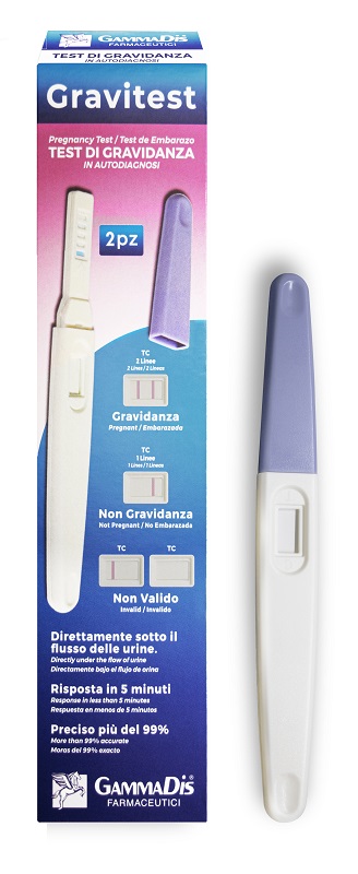 TEST GRAVIDANZA GRAVITEST 2 PEZZI - Farmacia Rossi2 - Farmacia Rossi 