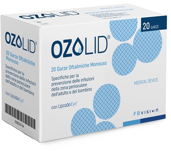 GARZA OZOLID OFTALMICA TNT CON OLIO OZONIZZATO IN FOSFOLIPIDI LIPOZONEYE 20 PEZZI - Farmacia Rossi2 - Farmacia Rossi 