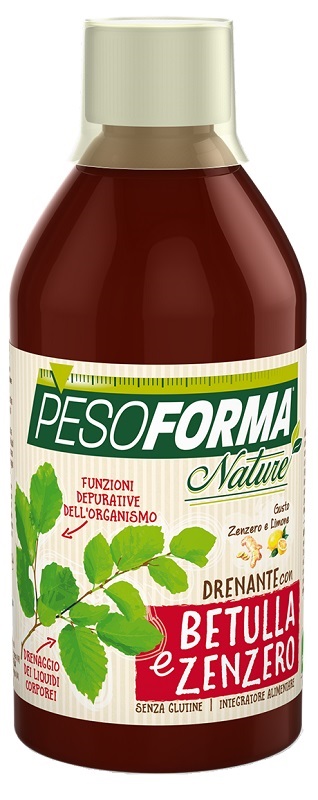 PESOFORMA NATURE DRENANTE BETULLA E ZENZERO 500 ML - Farmacia Rossi2 - Farmacia Rossi 
